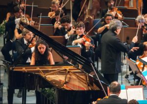 Beatrice Rana și Antonio Pappano